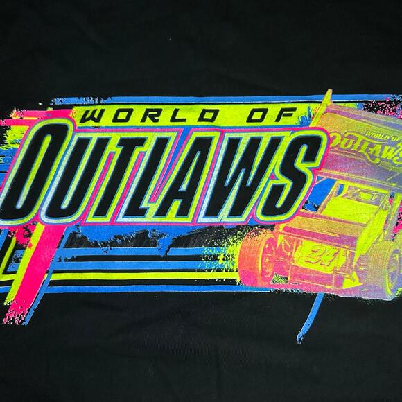Port & Company 🏁 “World of Outlaws” Sprint Car Graphic Tee – Size XL - Picture 6 of 6